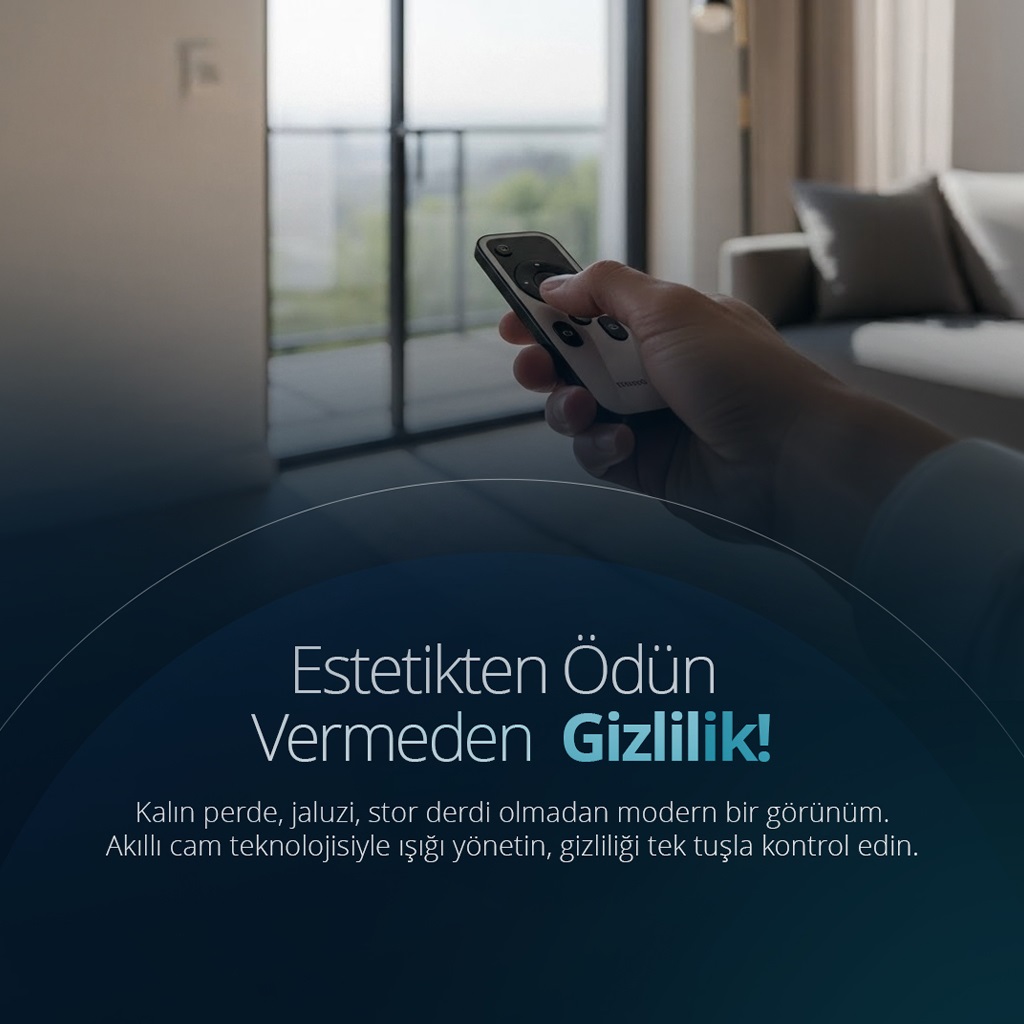 Tek Tuşla Opak, Tek Tuşla Şeffaf Cam Teknolojisi